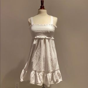 Juicy Couture Terry cloth white dress